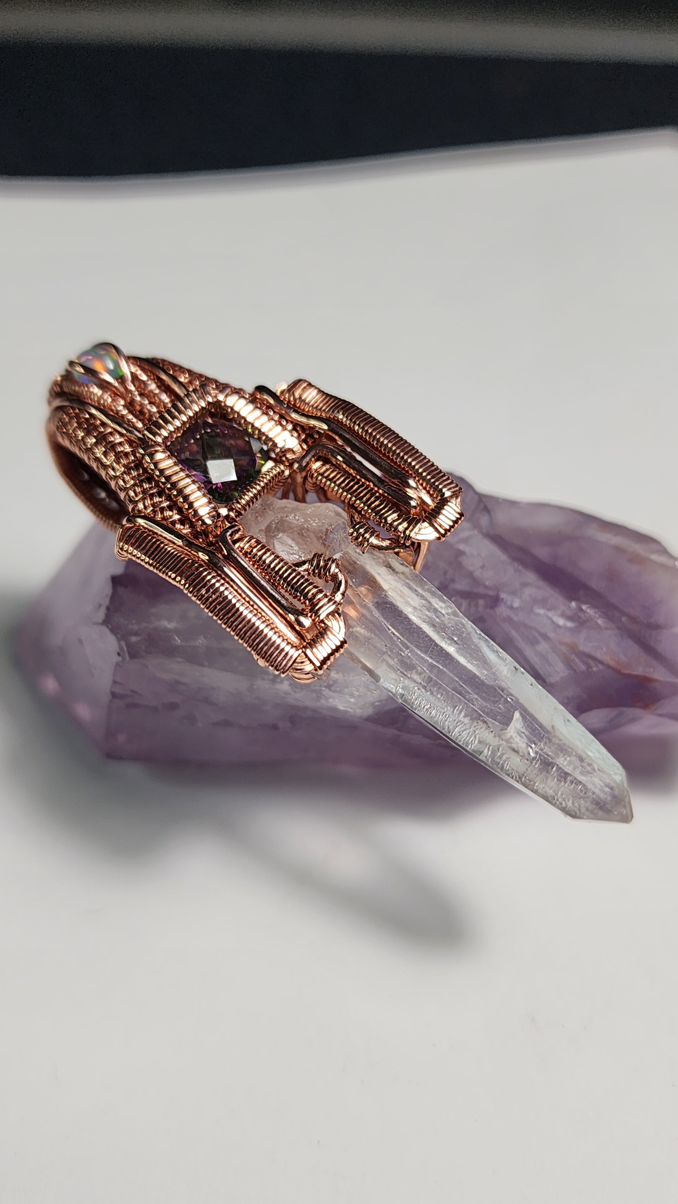 Quartz, Mystic Topaz, and Opal