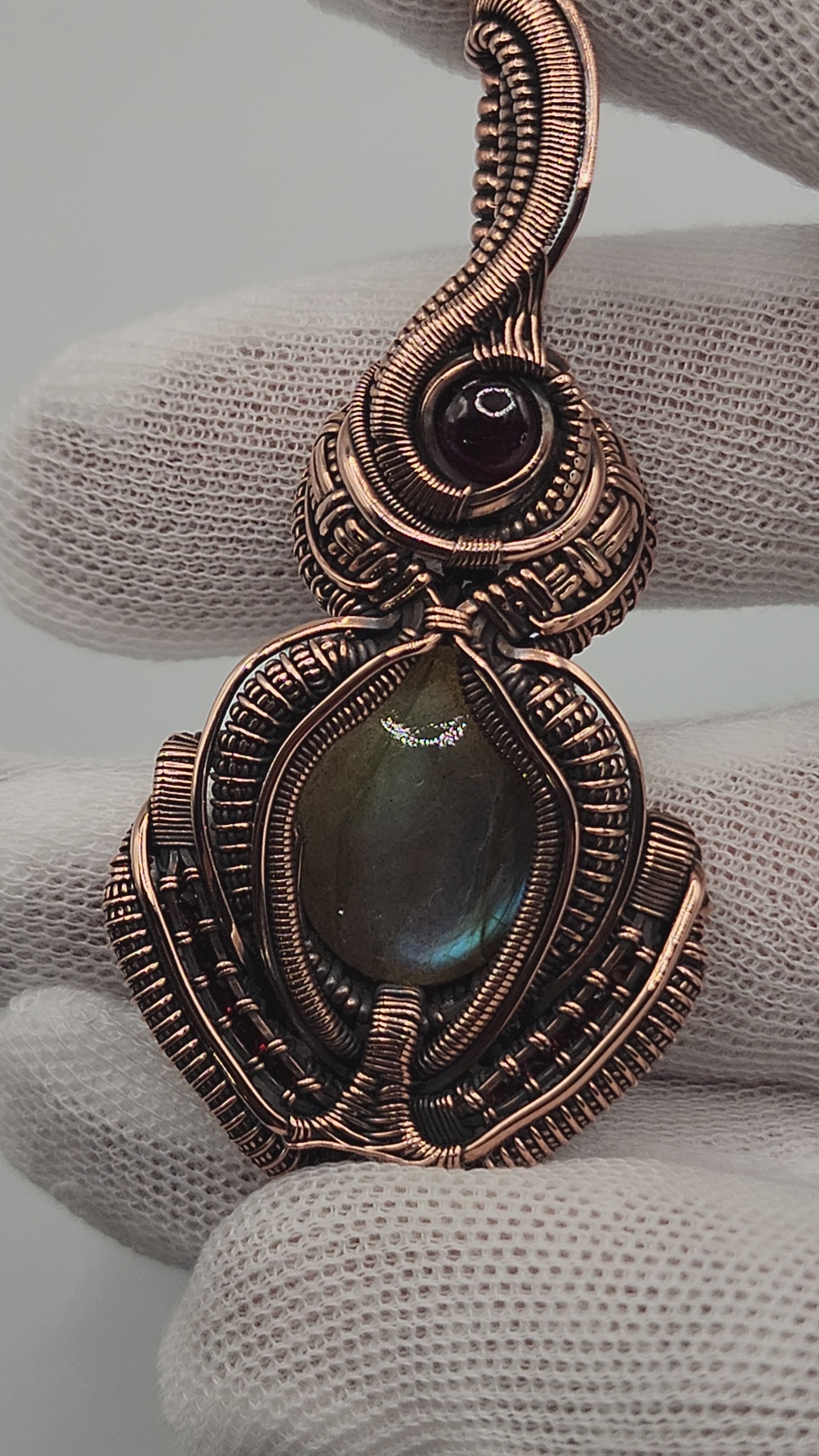 Labradorite, Garnet, Rhodolight Garnet