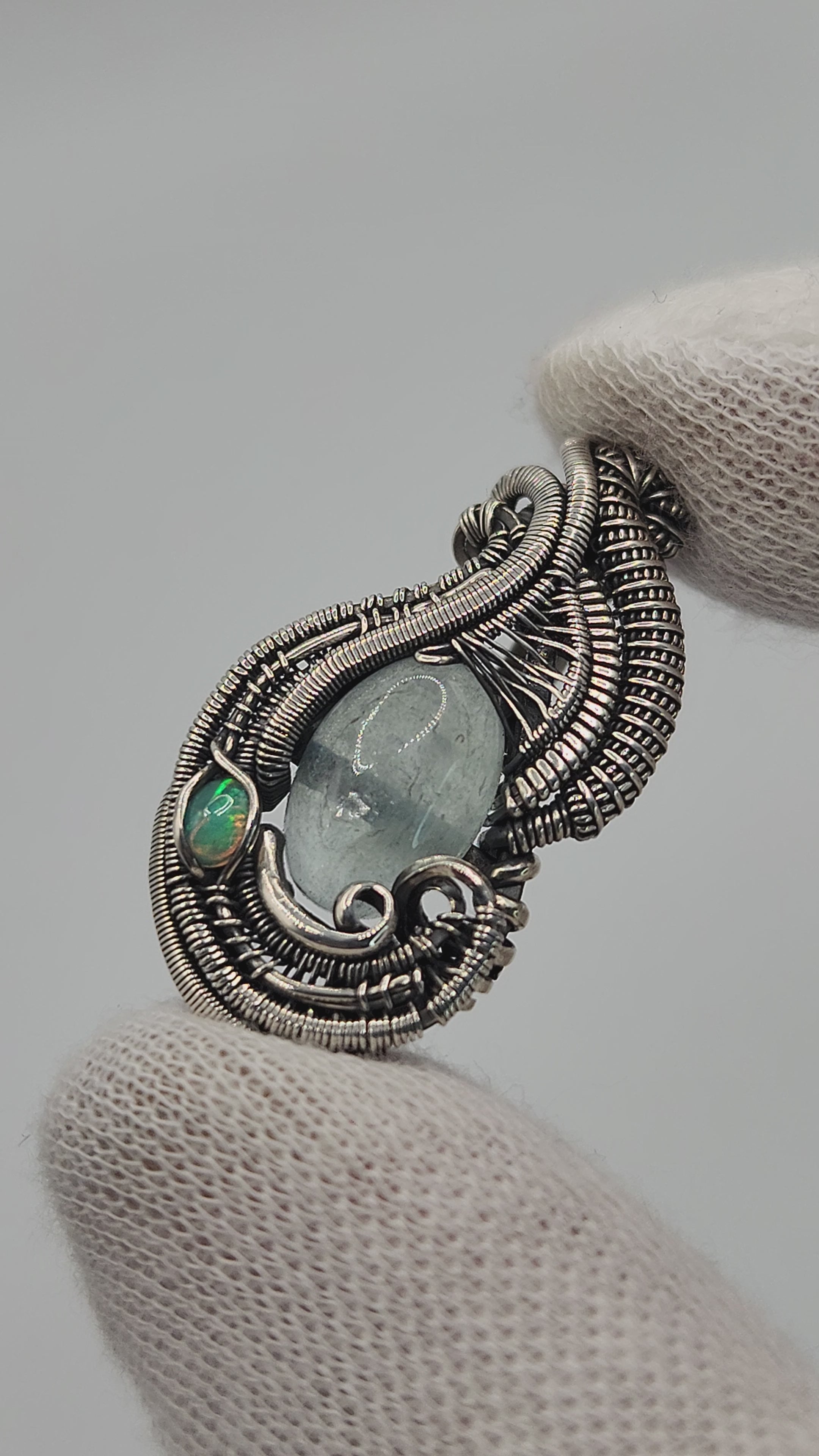 Aquamarine & Opal Mini