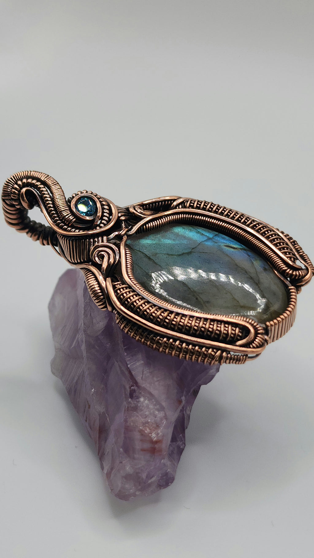 Labradorite and Blue Topaz
