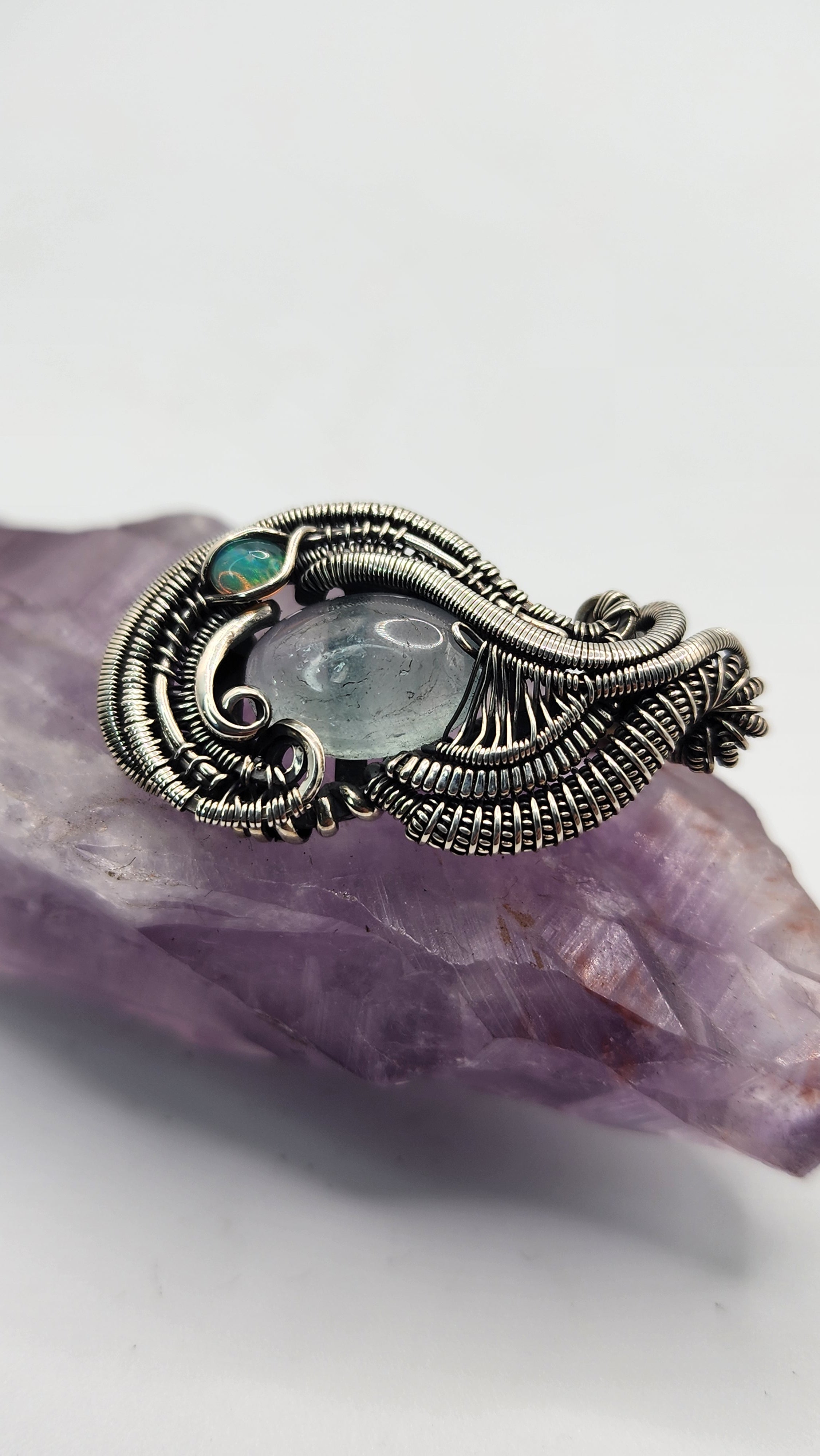 Aquamarine & Opal Mini