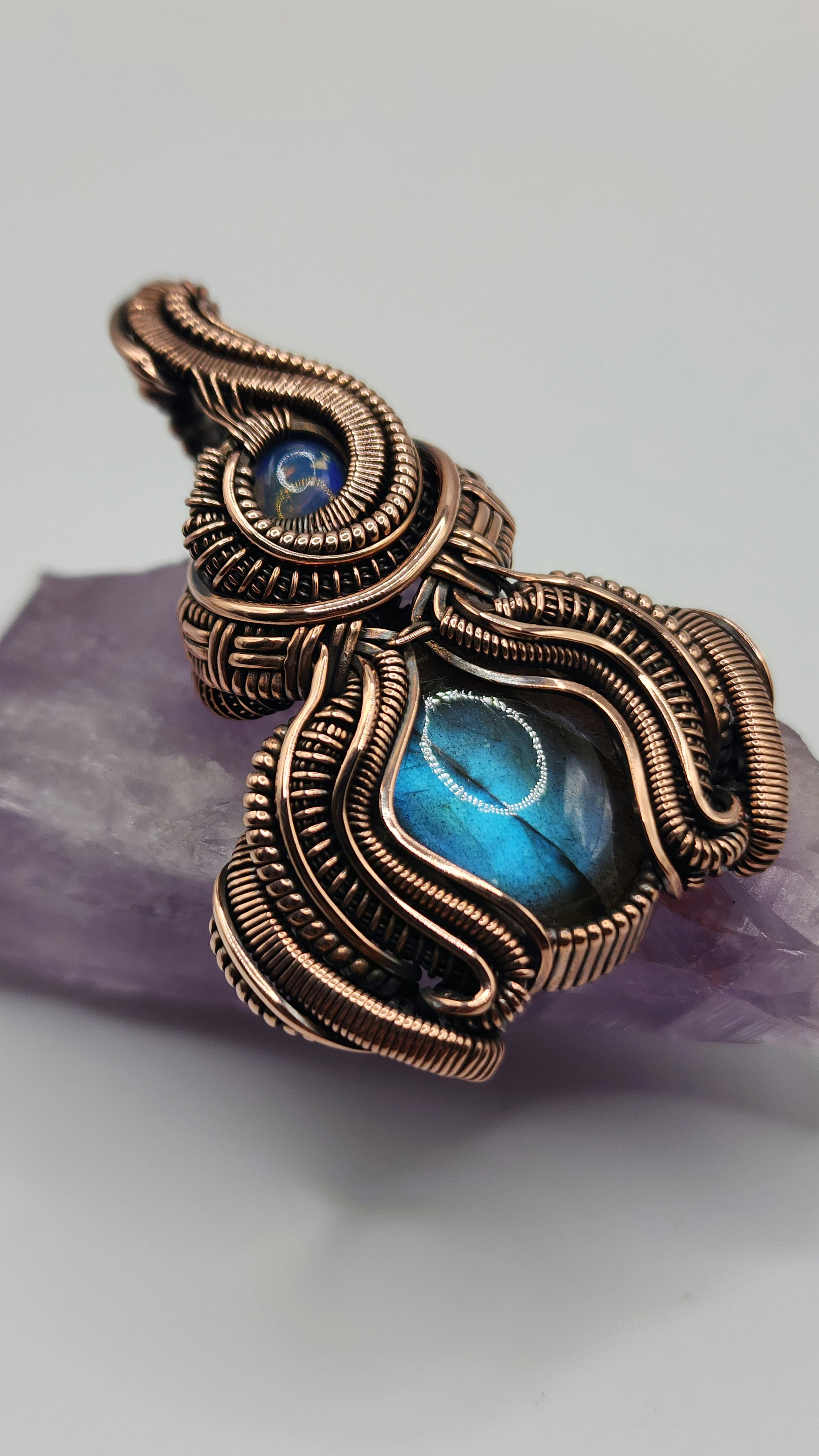 Labradorite and Opal