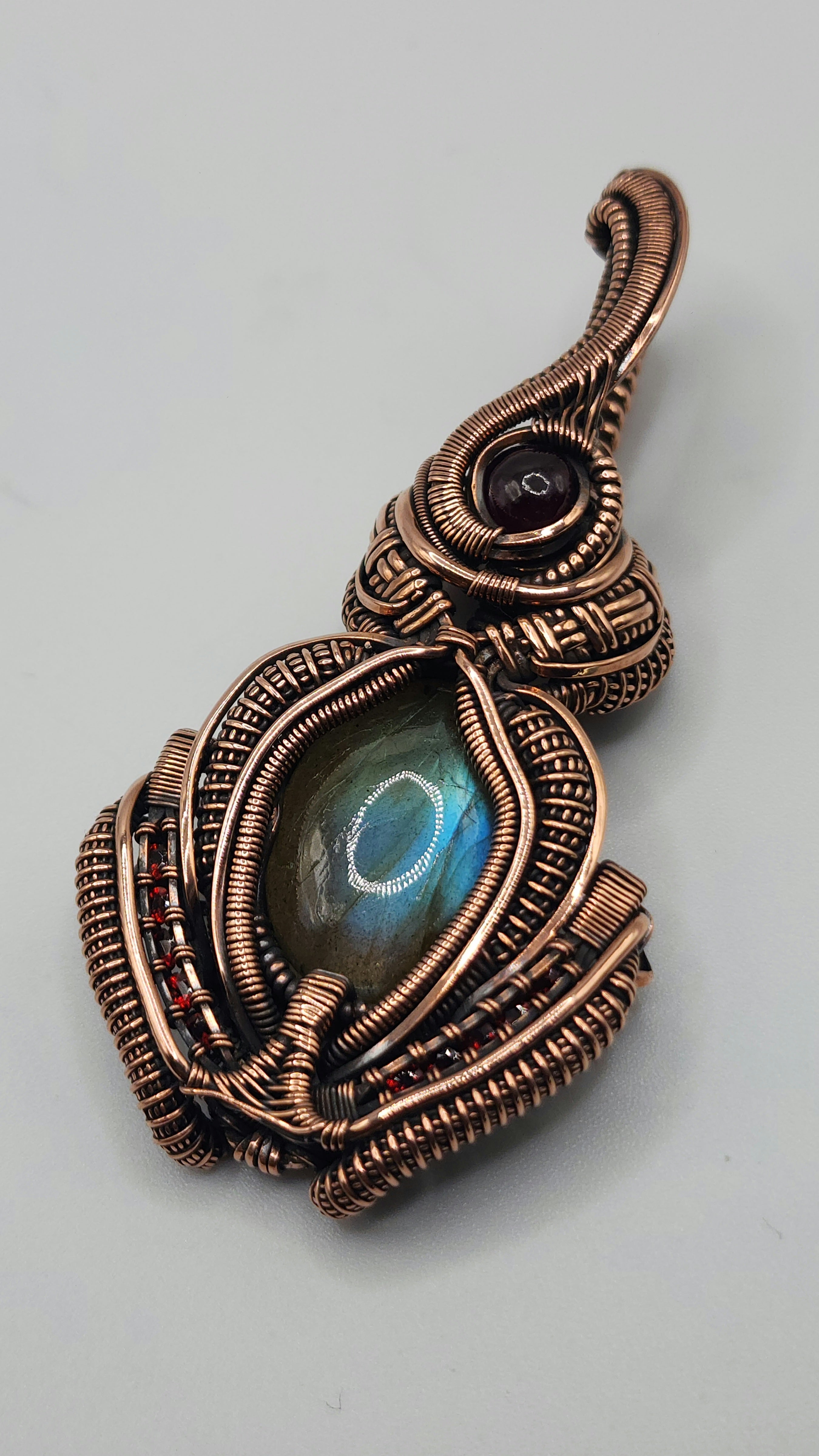 Labradorite, Garnet, Rhodolight Garnet