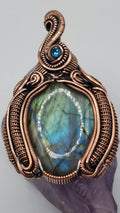 Labradorite and Blue Topaz