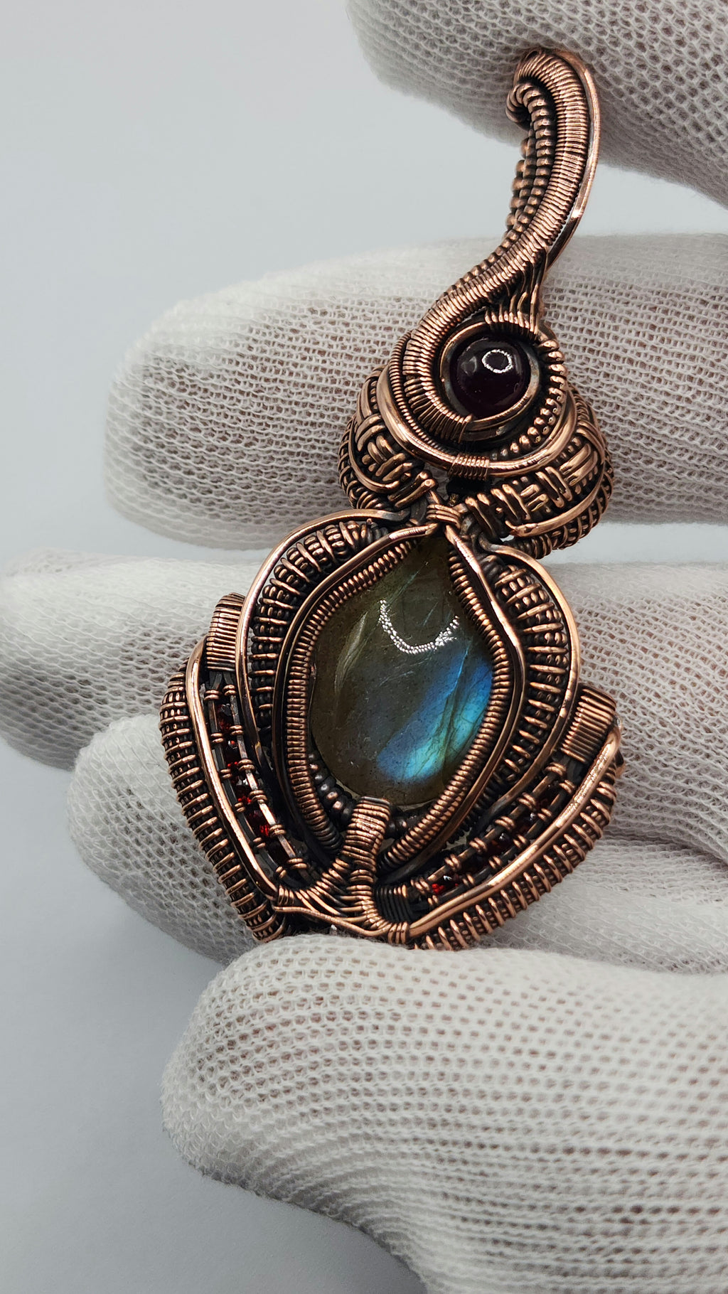 Labradorite, Garnet, Rhodolight Garnet