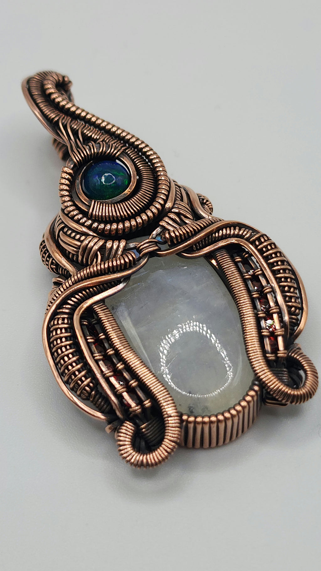 Moonstone and Black Opal