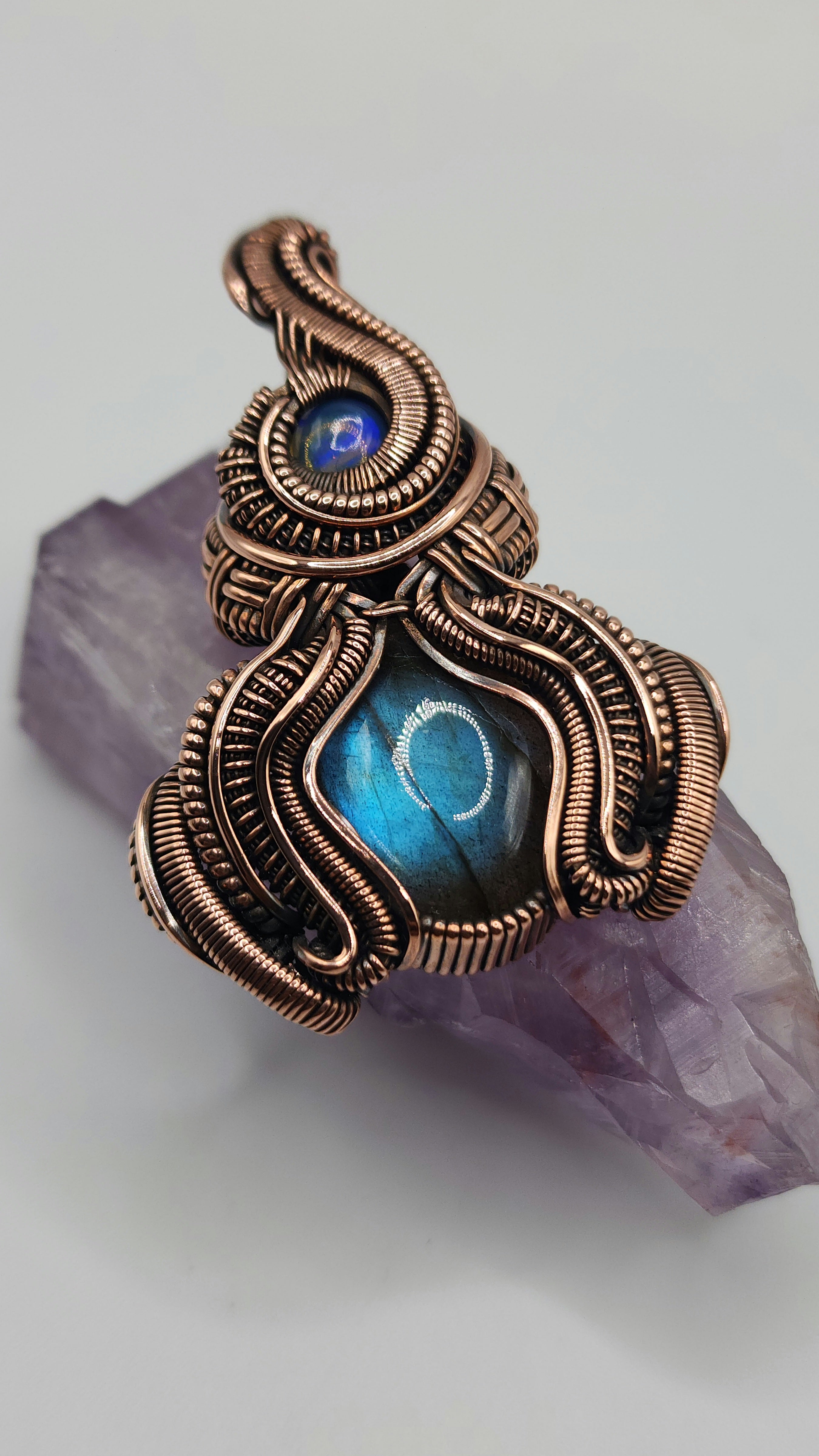 Labradorite and Opal